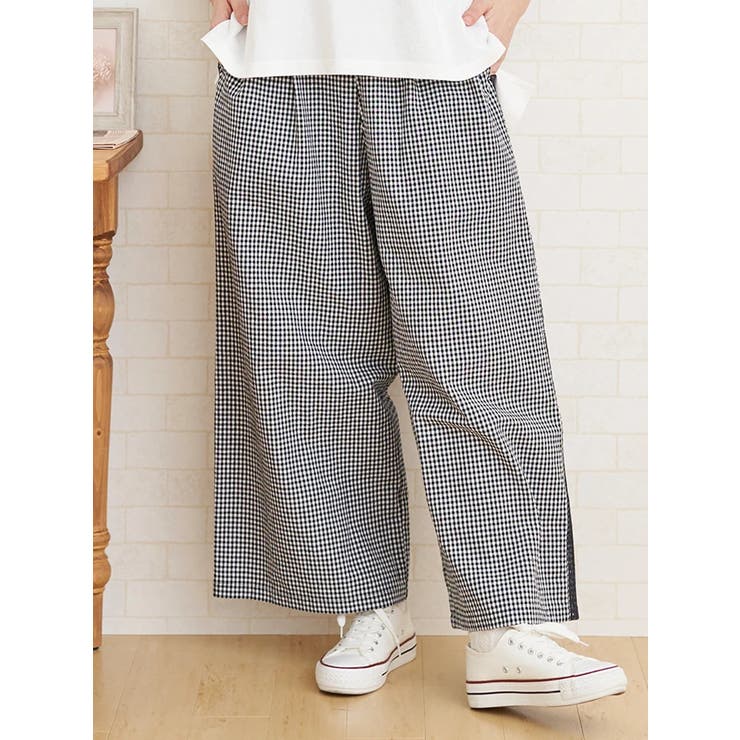 サイドレースラインワイドパンツ | LUDIC PARK | 詳細画像2 