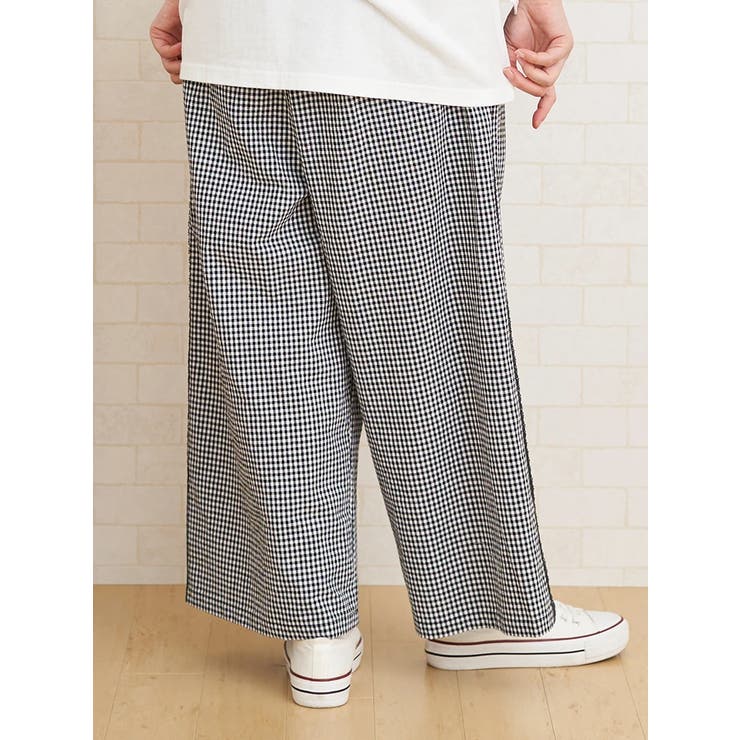 サイドレースラインワイドパンツ | LUDIC PARK | 詳細画像4 