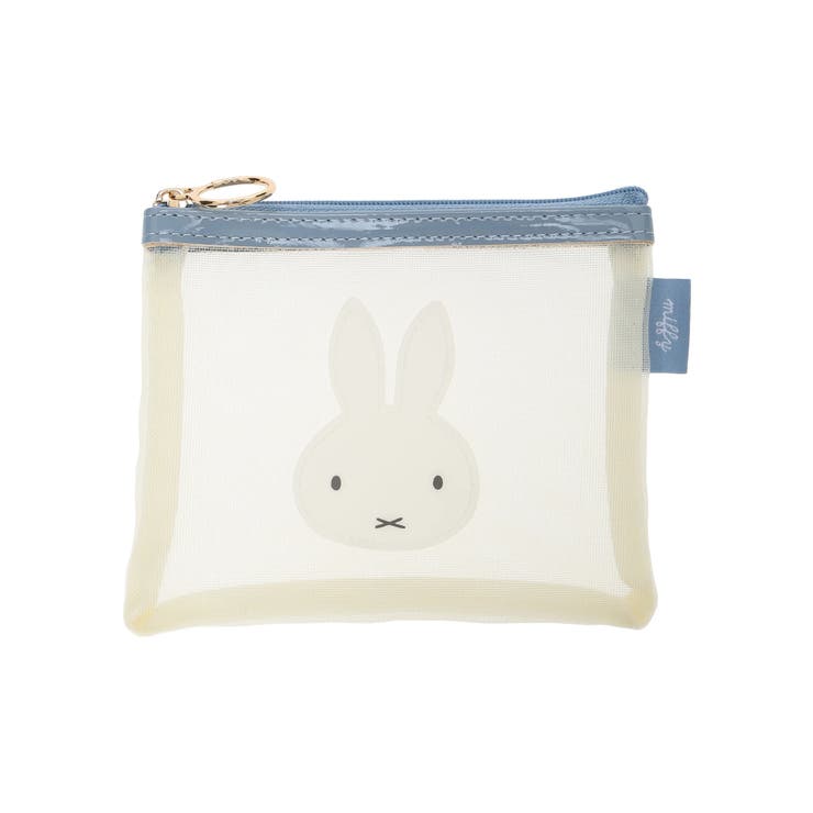 - | miffy メッシュミニフラットポーチ アイボリー【ミッフィー】 | LUDIC PARK