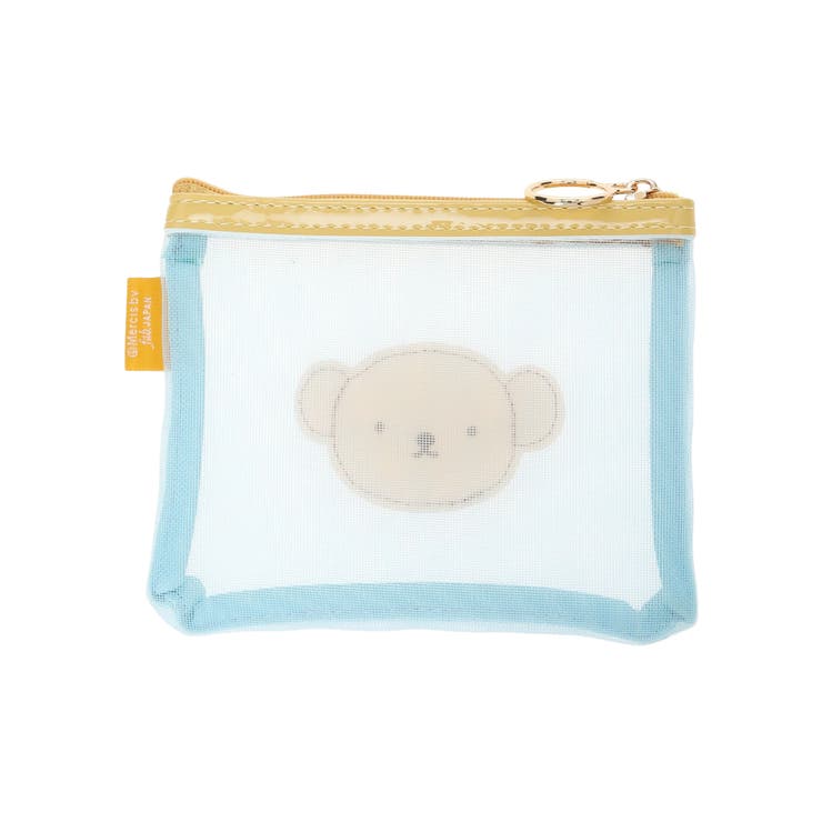 miffy メッシュミニフラットポーチ ブルー【ミッフィー】 | LUDIC PARK | 詳細画像2 