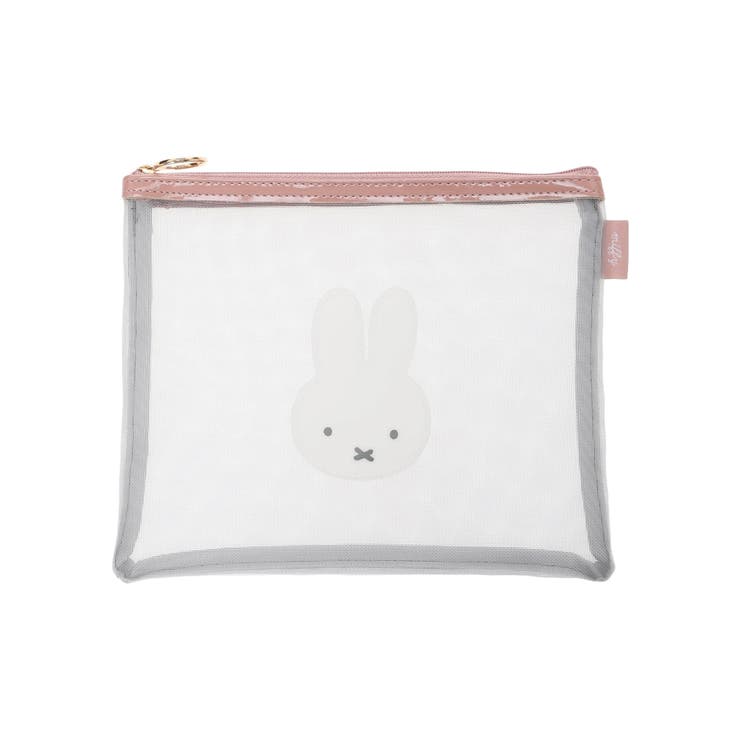 miffy メッシュフラットポーチ グレー【ミッフィー】 | LUDIC PARK | 詳細画像1 