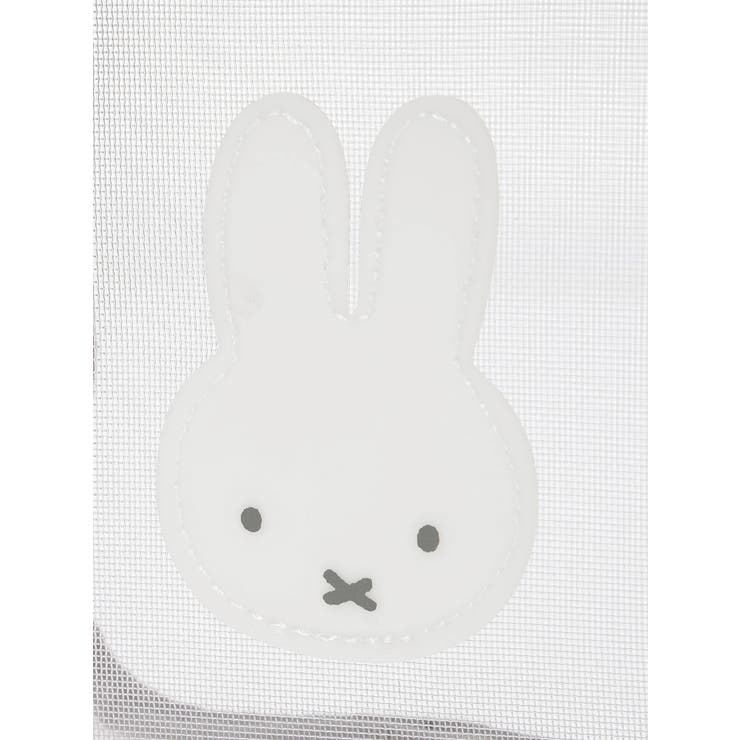 miffy メッシュスクエアポーチ グレー【ミッフィー】 | LUDIC PARK | 詳細画像4 