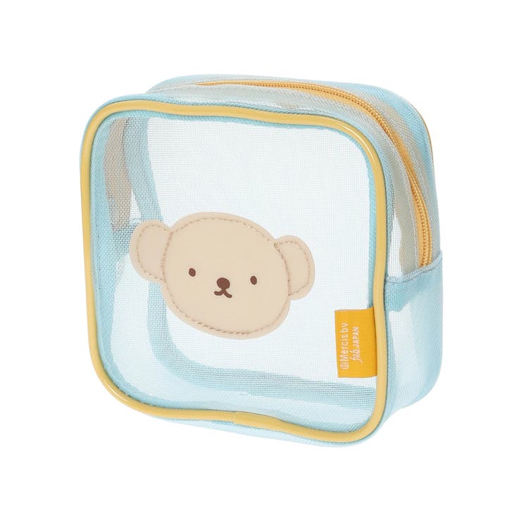 - | miffy メッシュスクエアポーチ ブルー【ミッフィー】 | LUDIC PARK