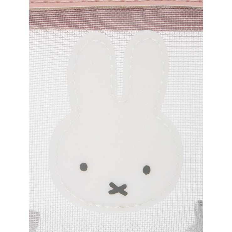 miffy メッシュミニ台形ポーチ グレー【ミッフィー】 | LUDIC PARK | 詳細画像3 