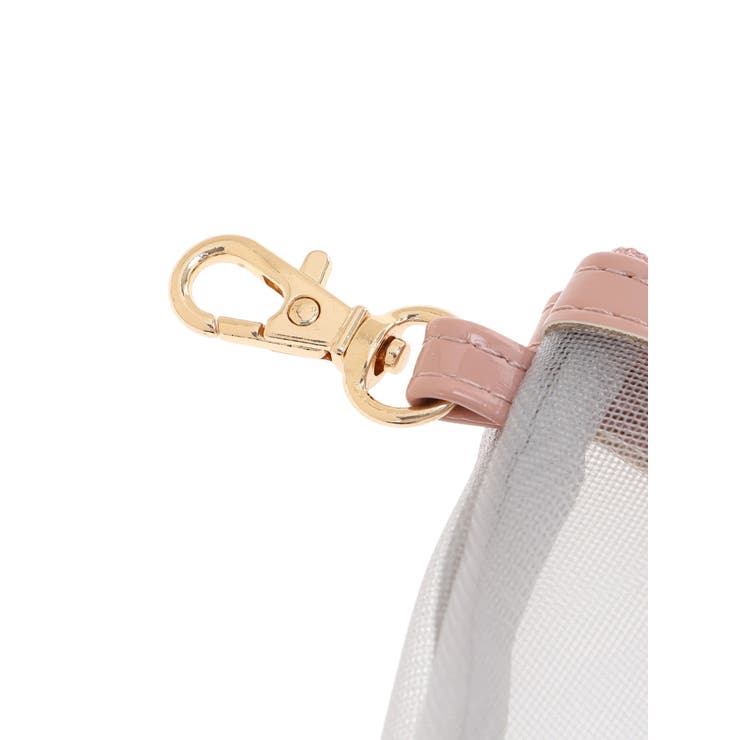 miffy メッシュミニ台形ポーチ グレー【ミッフィー】 | LUDIC PARK | 詳細画像6 