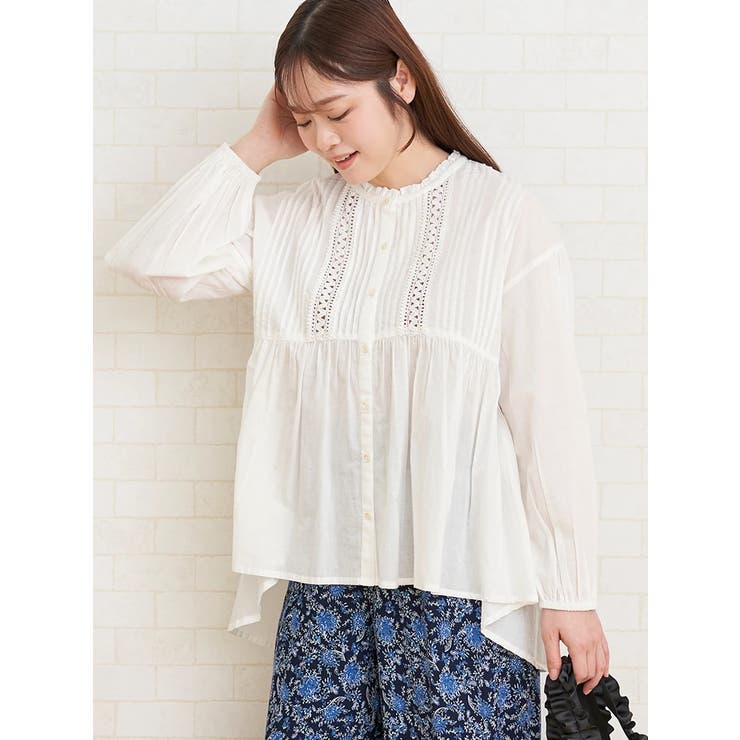 キャブリックレースコットンブラウス | LUDIC PARK | 詳細画像5 