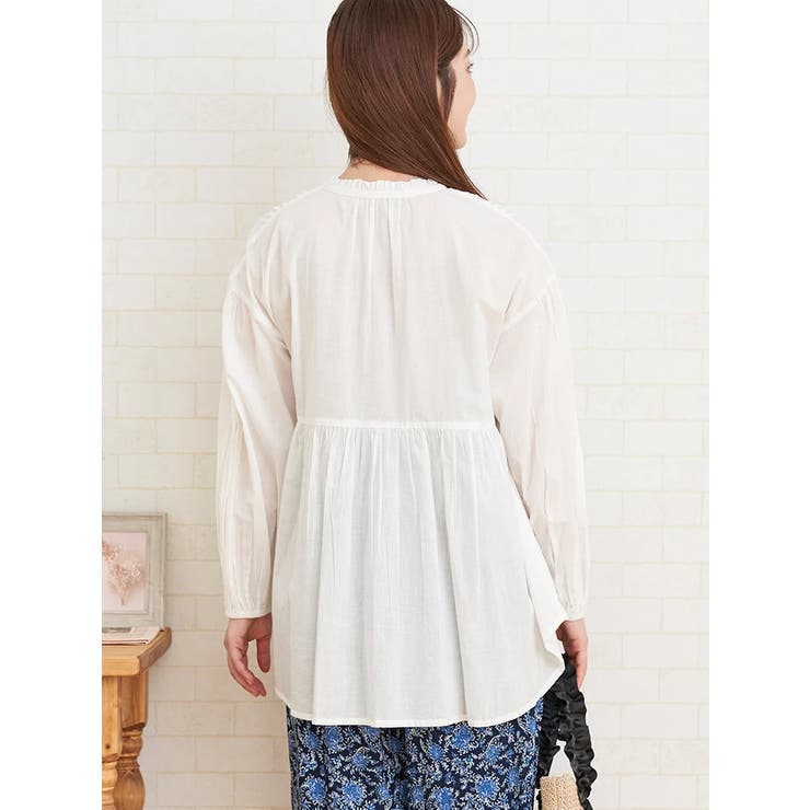 キャブリックレースコットンブラウス | LUDIC PARK | 詳細画像6 