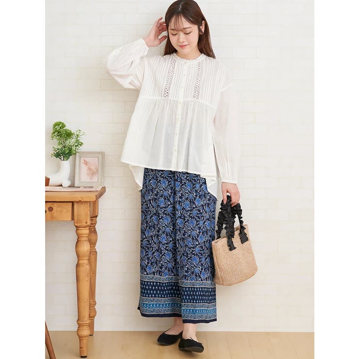 キャブリックレースコットンブラウス | LUDIC PARK | 詳細画像7 