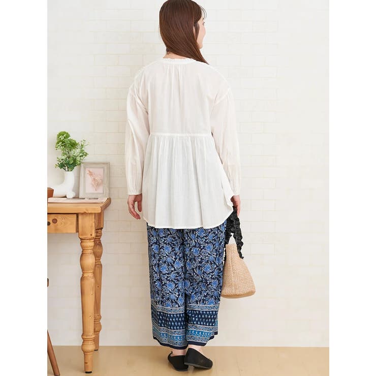 キャブリックレースコットンブラウス | LUDIC PARK | 詳細画像11 