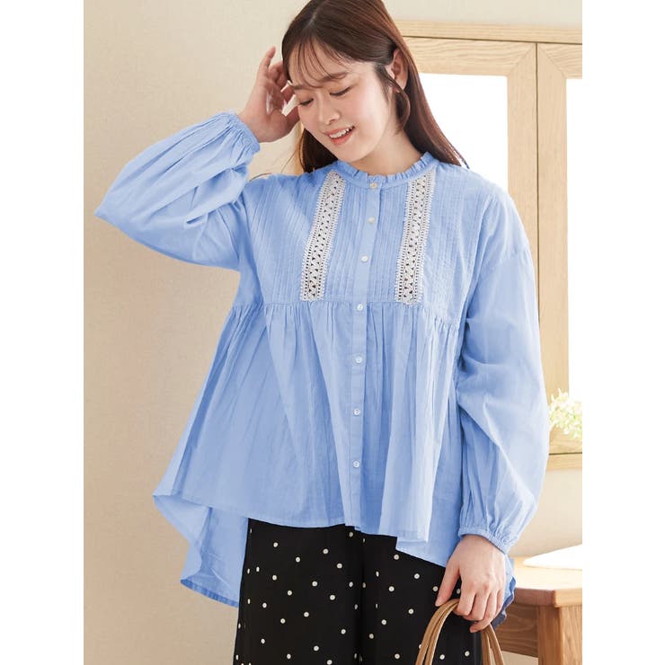 キャブリックレースコットンブラウス | LUDIC PARK | 詳細画像13 