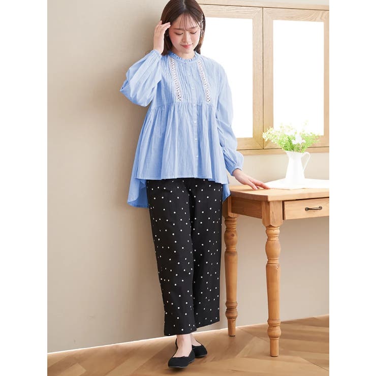 キャブリックレースコットンブラウス | LUDIC PARK | 詳細画像19 