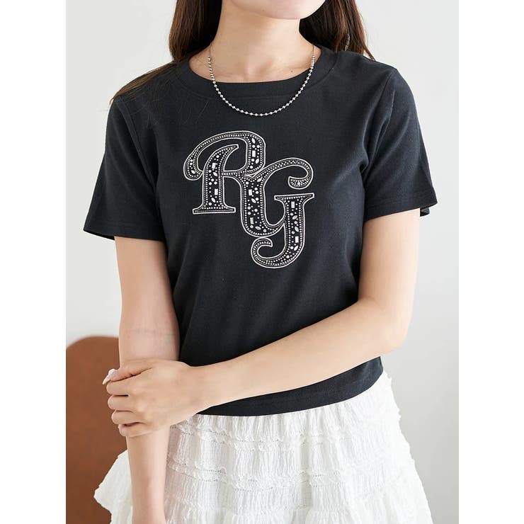 ラインストーンロゴ ショートTシャツ | LUDIC PARK | 詳細画像2 