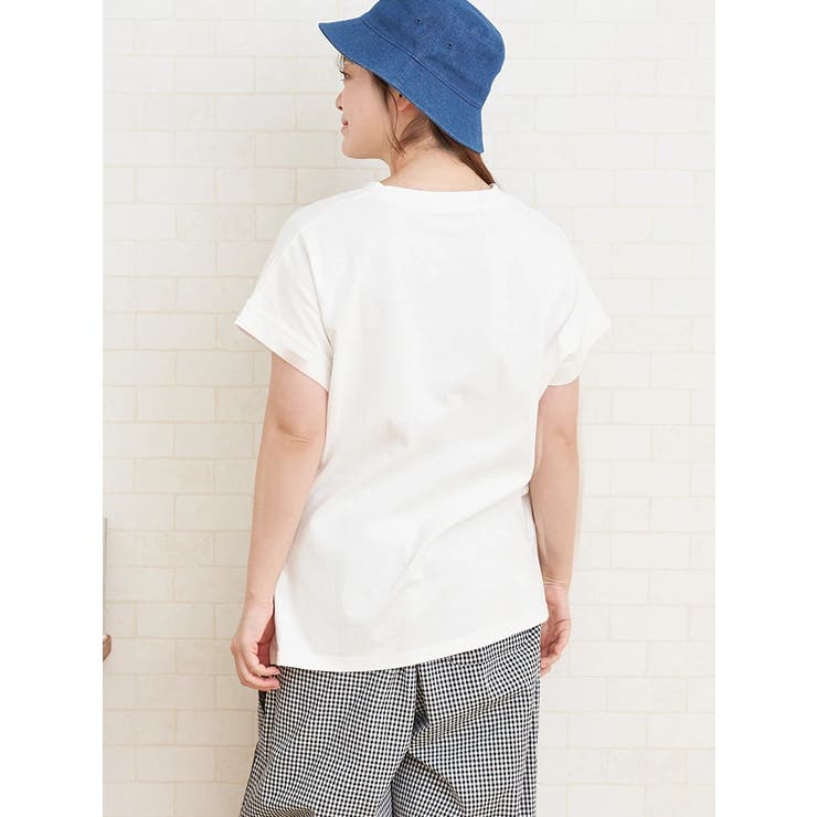 線画ネコプリントTシャツ | LUDIC PARK | 詳細画像4 