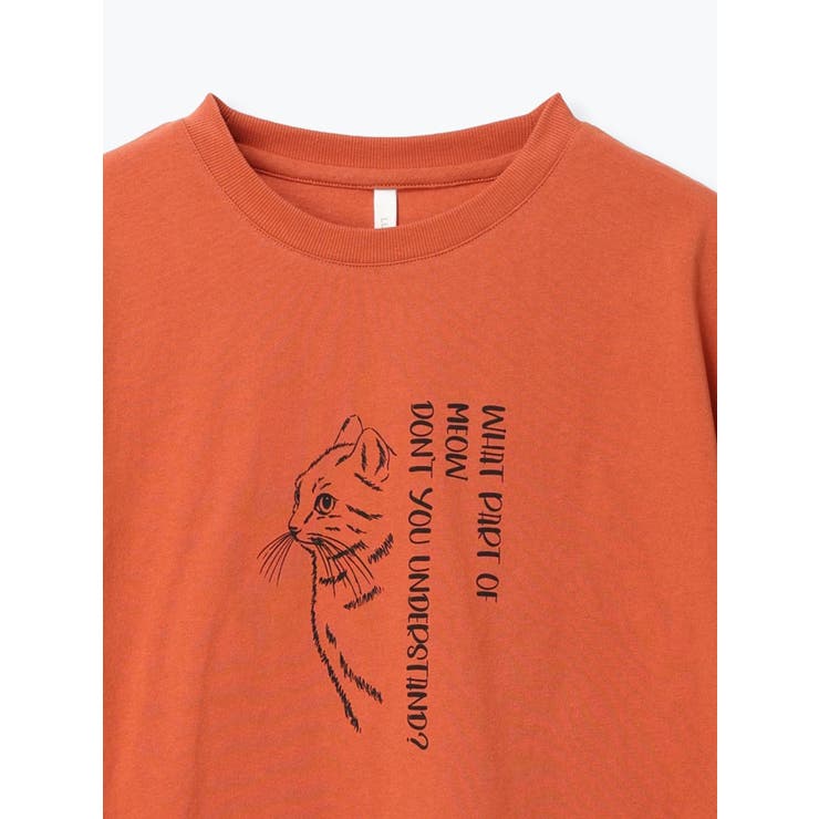線画ネコプリントTシャツ | LUDIC PARK | 詳細画像12 