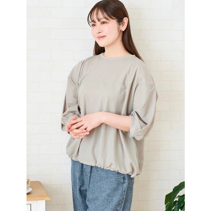 鹿の子切り替えバルーンシルエットTシャツ | LUDIC PARK | 詳細画像1 