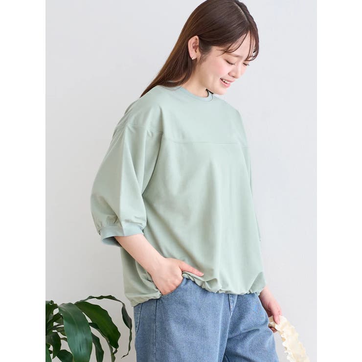 鹿の子切り替えバルーンシルエットTシャツ | LUDIC PARK | 詳細画像2 