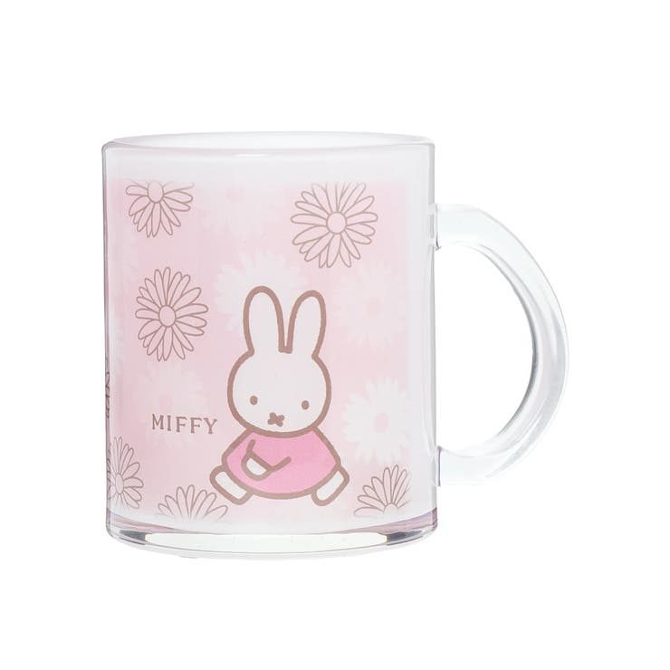 - | miffy ガラスマグカップ ピンク 【ミッフィー】 | LUDIC PARK