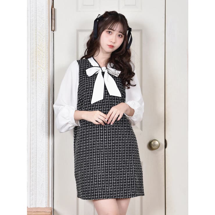 ファンシーツイード配色ワンピース 品番 Plmw Ludic Park ルディックパーク のレディースファッション通販 Shoplist ショップリスト