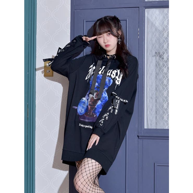 病みくまパフェ裏毛ユニセックスパーカー 品番 Plmw Ludic Park ルディックパーク のレディースファッション通販 Shoplist ショップリスト