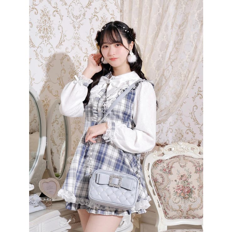 ノエミー バックリボンパールチュールティアードスカパン NOEMIE｜バックリボンパールチュールティアードスカパン