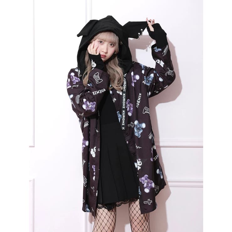クロミ 耳付き総柄シャツ[品番：PLMW0008716]｜Ludic  Park（ルディックパーク）のレディースファッション通販｜SHOPLIST（ショップリスト）