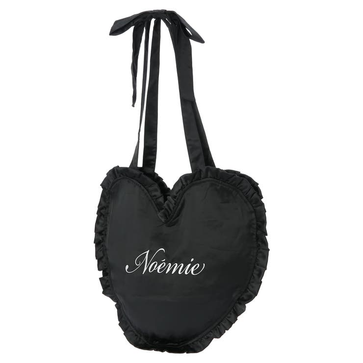 刺繍ハートサテントートバッグ[品番：PLMW0009876]｜NOEMIE（ノエミー