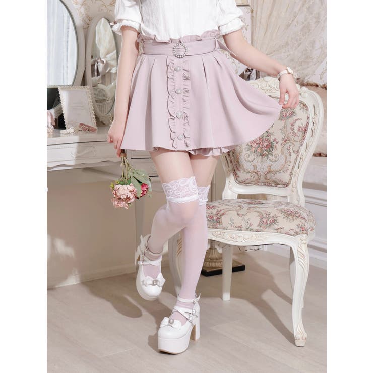 おすすめ人気ランキング2024年 サッシュベルト付きフリルスカパン[品番：PLMW0010804]｜NOEMIE パンツ