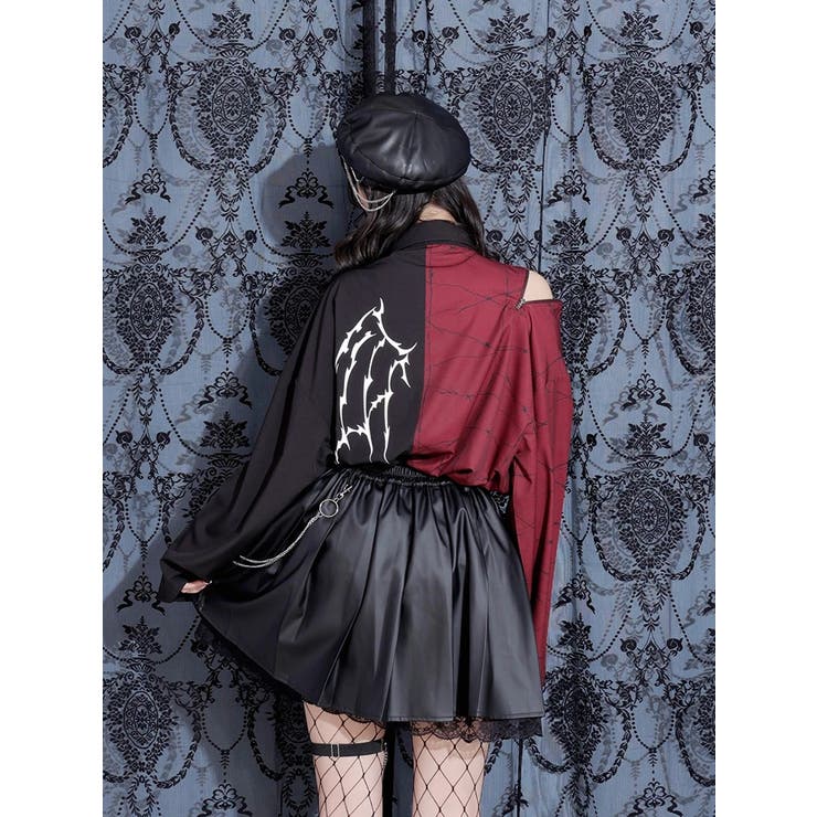 ［丈42cm］チェーン付き裾レースプリーツスカート | NOEMIE | 詳細画像12 