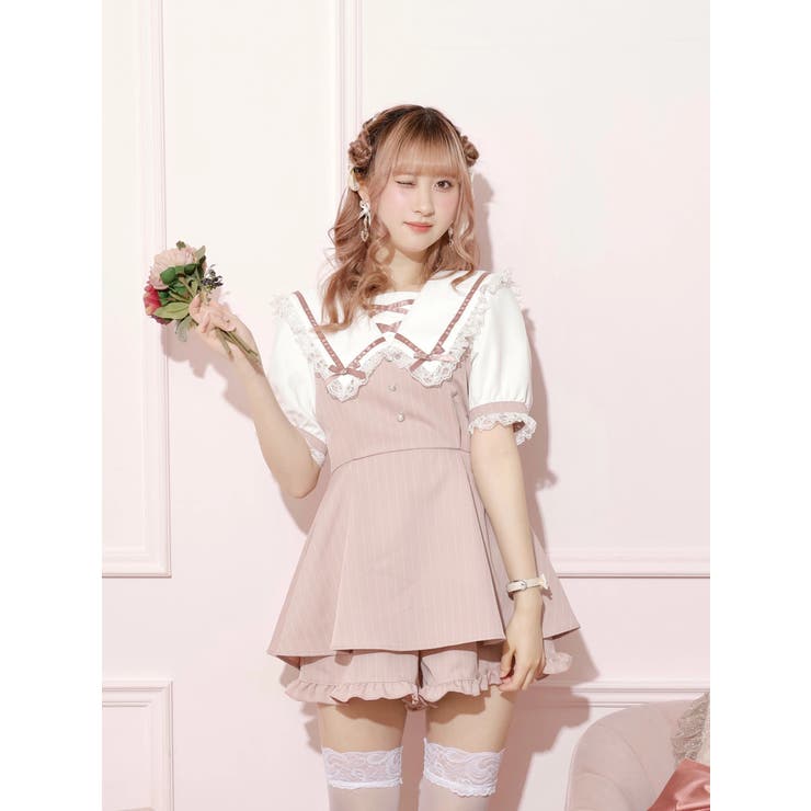 ピンク | マイメロディ バックリボンセーラーセットアップ | NOEMIE