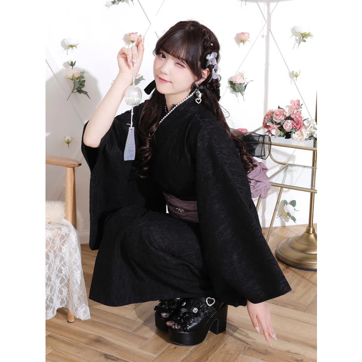 【在庫限り】 お嬢さん総レースセパレート浴衣[品番：PLMW0012362]｜NOEMIE 着物・浴衣