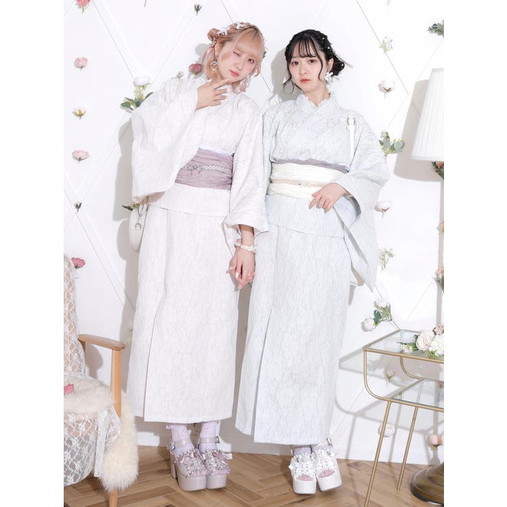 お嬢さん総レースセパレート浴衣[品番：PLMW0012362]｜NOEMIE