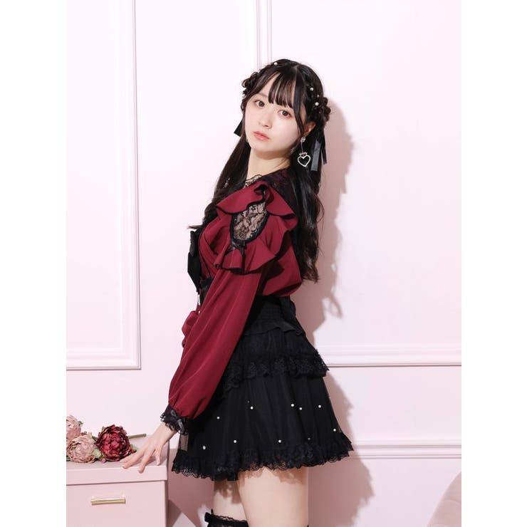 トレンチセーラーオープンショルダーブラウス[品番：PLMW0012797]｜NOEMIE（ノエミー ）のレディースファッション通販｜SHOPLIST（ショップリスト）