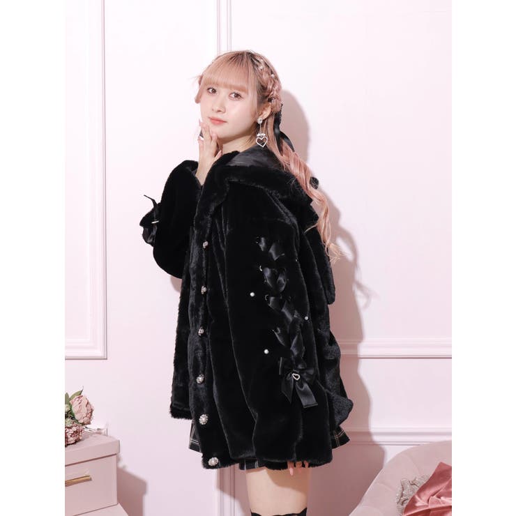 セール 44%OFF】うさ耳スピンドルファーブルゾン(506878008