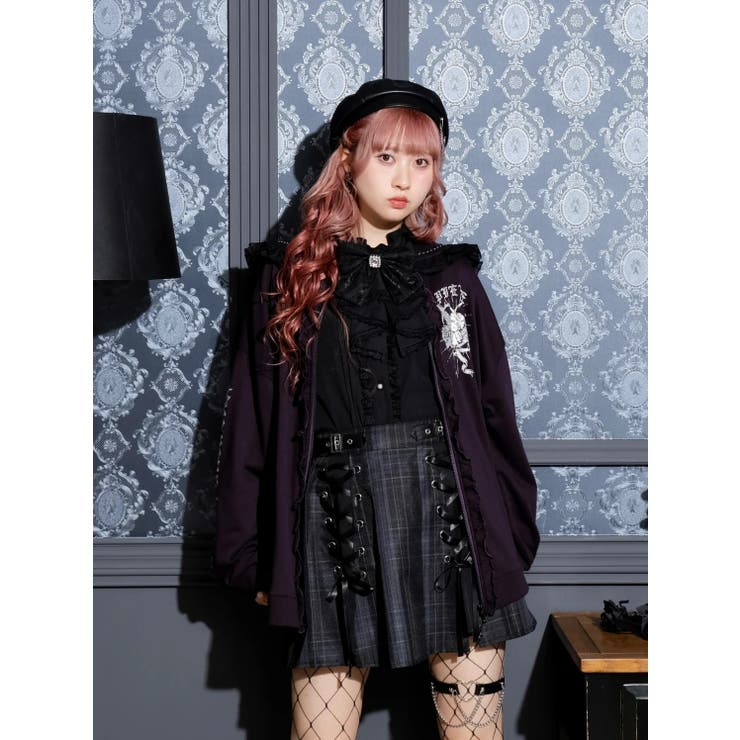 ノエミー NOEMIE ゴシックセーラーカラーブルゾン ファー 白 ホワイト ノエミー NOEMIE ゴシックセーラーファーブルゾン （白