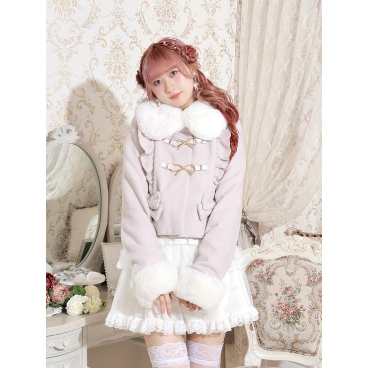 お嬢さんワッフルショートコート[品番：PLMW0013198]｜NOEMIE（ノエミー）のレディースファッション通販｜SHOPLIST（ショップリスト）