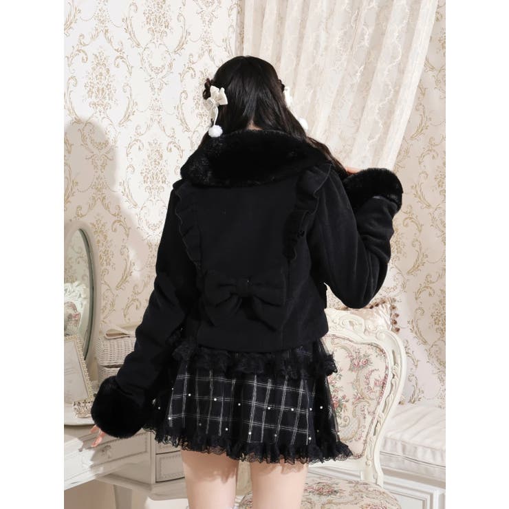 お嬢さんワッフルショートコート[品番：PLMW0013198]｜NOEMIE（ノエミー）のレディースファッション通販｜SHOPLIST（ショップリスト）