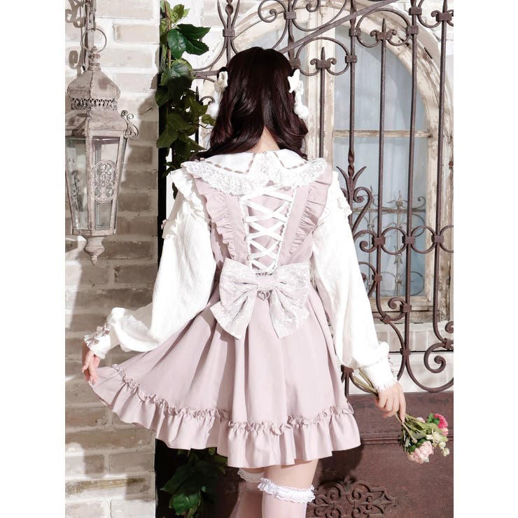 バックレースアップドレッシージャンパースカート | NOEMIE | 詳細画像9 