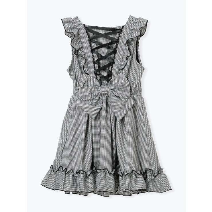 ドレッシーエターナルジャンパースカート 手洗い可】メルトンジャージVネック ジャンパー スカート（マキシ