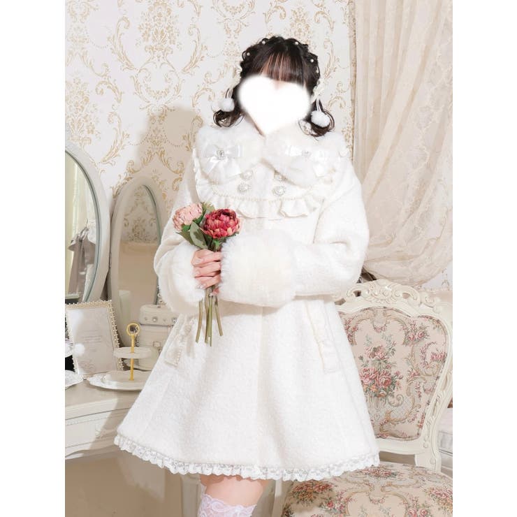 さきまるちゃんコラボ♡ヨークフレアコート | NOEMIE | 詳細画像2 