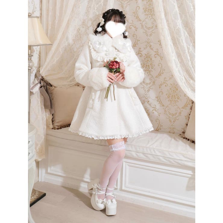 さきまるちゃんコラボ♡ヨークフレアコート | NOEMIE | 詳細画像5 