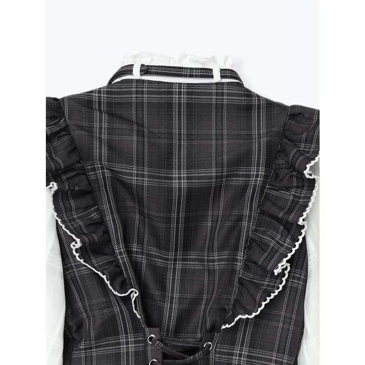 ♡ さきまるちゃん ハートチョーカーシアーチェックWスピンドル