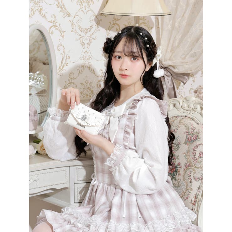 ビジューリボンモノグラムウォレット | NOEMIE | 詳細画像6 