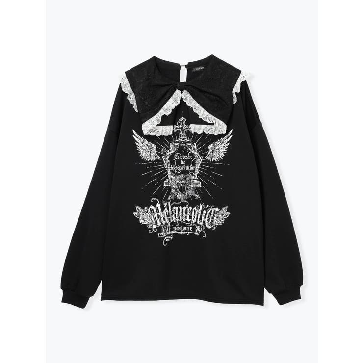 リボンゴシック裏起毛チュニック[品番：PLMW0013345]｜NOEMIE