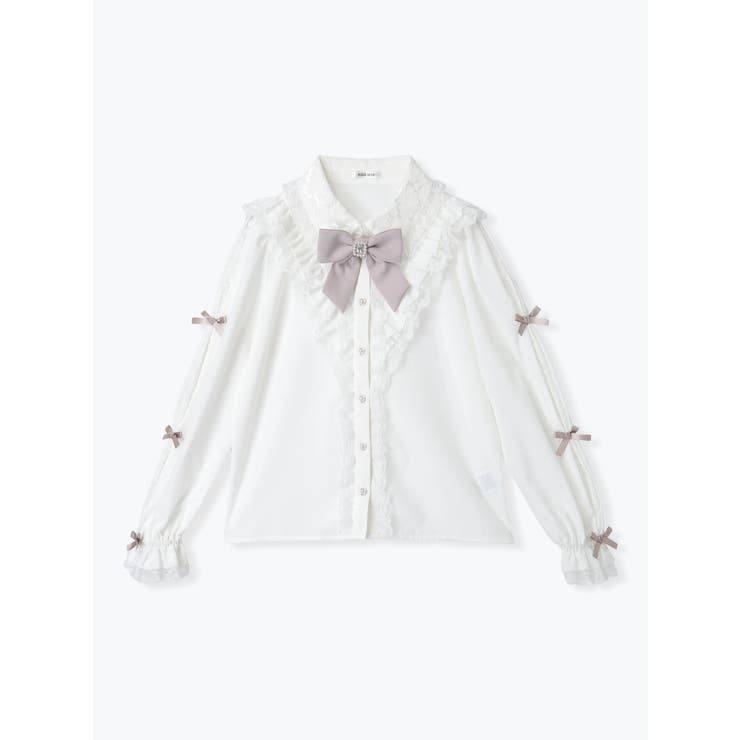 スリーブリボンフリルブラウス | NOEMIE | 詳細画像15 