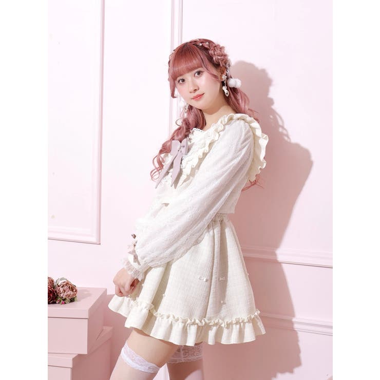 メニーリボンキラキラツイードワンピース NOEMIE｜メニーリボンキラキラツイードワンピース | Rakuten