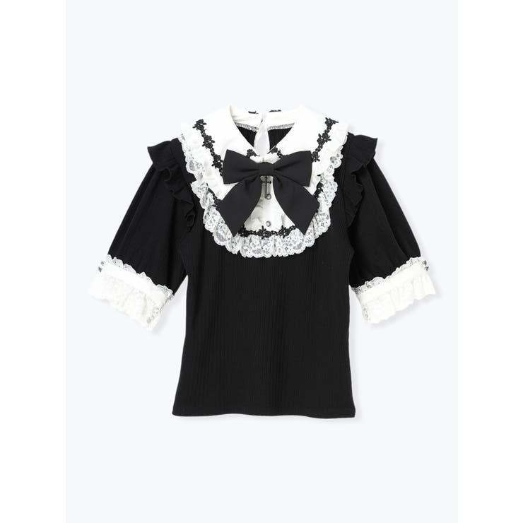 NOEMIE ノエミー フレアスリーブバックレースアップカットソー ブラック 楽天市場】フレアスリーブバックレースアップカットソー