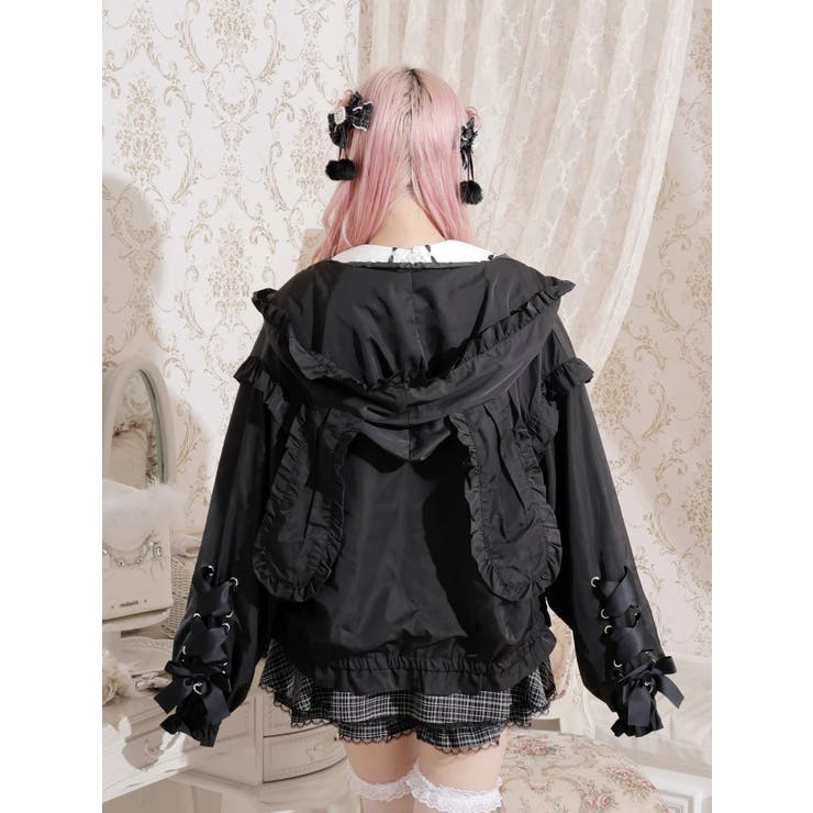 うさ耳リボンスピンドルブルゾン | NOEMIE | 詳細画像8 