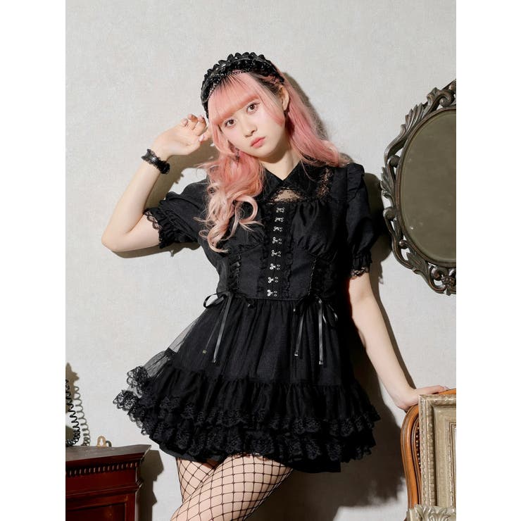 NOEMIE セットアップ ノエミー NOEMIE キラキラレイヤード風セーラーセットアップ