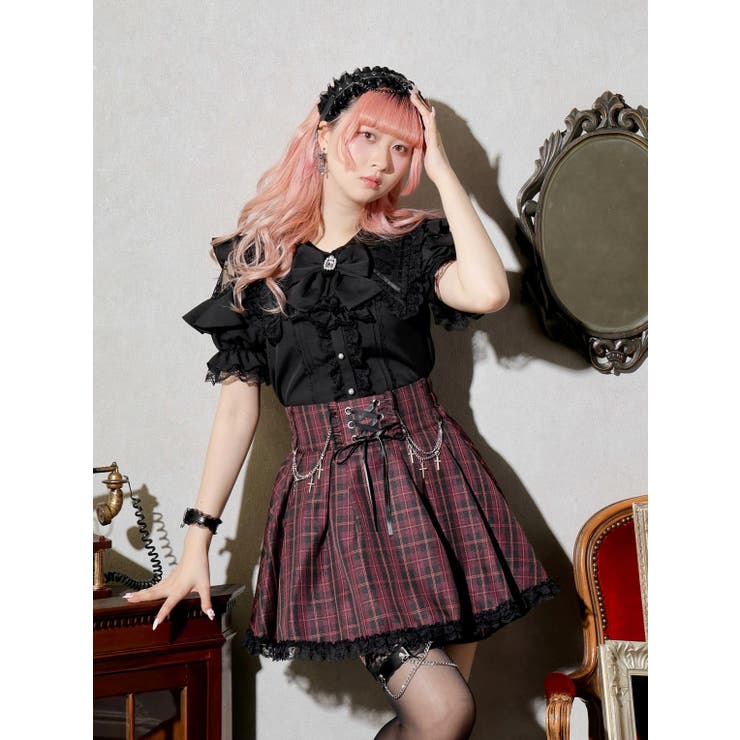 レース袖セットアップ NOEMIE セーラージャージチュニック レッグ