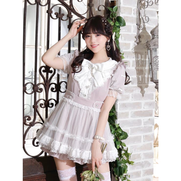 ラッフルフリルドレッシーフレアセットアップ[品番：PLMW0014016